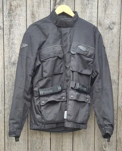 Weise Vented Waterproof Thermal Textile Motorcycle Jacket Black Size Small - Picture 1 of 15