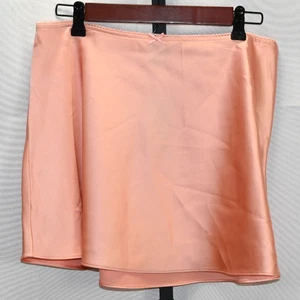 Gonna svasata Wild Fable Peach arancione zip laterale mini taglia M nuova con etichetta RN#17730 - Foto 1 di 4
