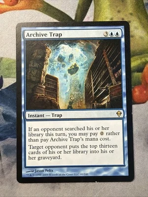 1x Archive Trap- Zendikar- LP - Mtg Magic The Gathering Card - Image 1 of 2