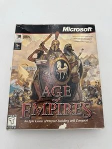 🌟Age of Empires 1998 Big Box Windows 95 98 NT4.0 Vintage PC Game, 1.0🌟Game - Picture 1 of 4