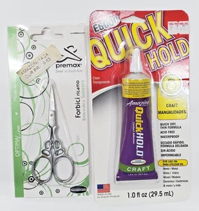Premax Embroidery Scissors + Quick Hold Adhesive – Sewing, Crafts, Needlework - Picture 1 of 1