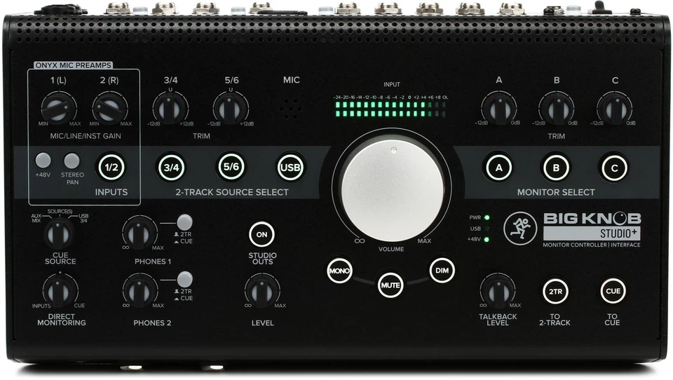 Controlador e interfaz de monitor de estudio Mackie Big Knob Studio+ 4x3 Foto 1 de 1