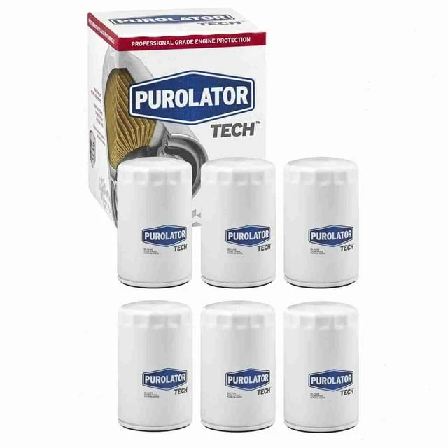 Filtro de óleo do motor Purolator 6 peças para 1997-2009 Ford F-150 4.2 ZCD1F - Imagem 1 de 1