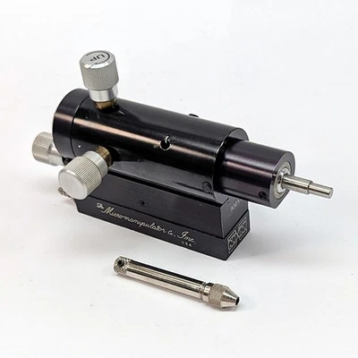 Micromanipulator MM 450 XYZ Probe Positioner Vacuum Left w/Collet - Refurbished - Image 1 of 4