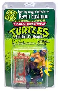 TMNT 1988 Shredder Action Figure Signed Kevin Eastman Personal Collection Rare - Picture 1 of 16