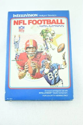 NFL Football (Intellivision, 1980) Video Game with Original Box Manual  - Image 1 of 4