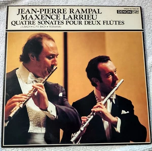 Jean-Pierre Rampal/Maxence Larrieu: Quatre Sonates Pour Deux Flutes. Vinyl LP. - Picture 1 of 4