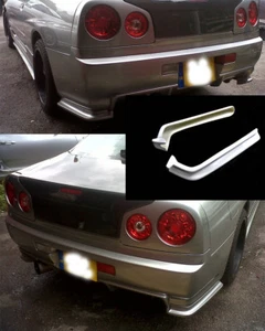 Extensión parachoques trasero para Nissan Skyline R34 GTR FRP NSMO sin pintar - Imagen 1 de 10