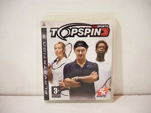 2K Sports Top Spin 3 Sony Playstation 3 PS3 Pal Fr - Imagen 1 de 3
