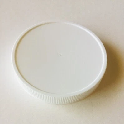 Tapa/tapa de plástico blanco de 5 piezas tapa tarro-botella/tapas de tarro de albañil tamaño 2,88" (7,25 mm) Foto 1 de 4