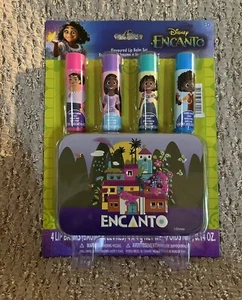 Disney ENCANTO 5pc Flavored LIP BALM with Mini Suitcase TIN - Picture 1 of 5