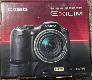 Casio EXILIM HS EX-FH25 10.1MP 20x Digital Camera uses AA Batteries NOS NEW - Picture 1 of 6