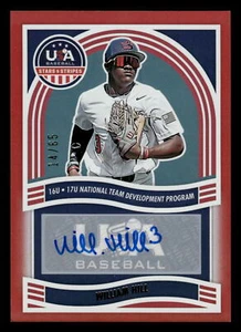 2024 Panini Stars & Stripes WILLIAM HILL RED TEAM SIGNAURES AUTO 14/65 #NTS-WH - Picture 1 of 2