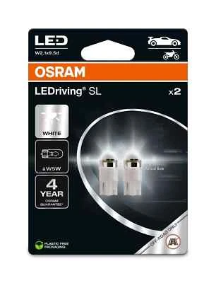 OSRAM LEDriving SL W5W 6000K luz lateral blanca / bombillas interiores (paquete doble) - Imagen 1 de 2