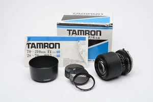 Tamron Adaptall MF 70-210mm f4-5.6 w/Hood, caps, sky, +choice of mount - Boxed - Picture 1 of 9