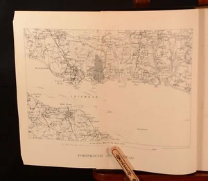 1913 The Naval Mutinies of 1797 Conrad Gill Folding Map Very Scarce Navy - Picture 1 of 9