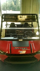 Polaris Ranger 150 Clear Folding Windshield..A Full 1/4 THICK!! - Picture 1 of 4