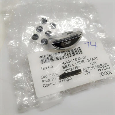 For Genuine Aston Martin DB9 DBS V12 V8 Ignition Key Starter Bezel -Start Insert Foto 1 de 4