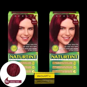 Paquete de 2 Naturtint color de cabello permanente 9R rojo profundo - Imagen 1 de 1
