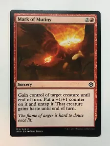 MTG Iconic Masters Mark of Mutiny 139 NM/M - Picture 1 of 1