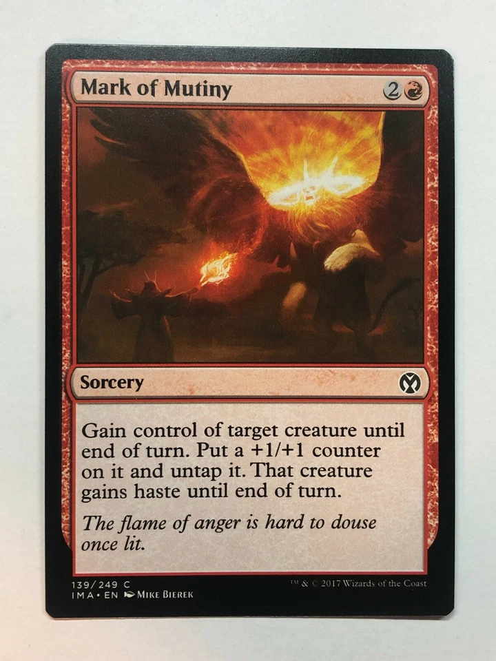 MTG Iconic Masters Mark of Mutiny 139 NM/M - Image 1 of 1