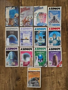 VTG 1981 Isaac Asimov's Science Fiction Magazine Complete Issues Lot of 13 - Picture 1 of 9