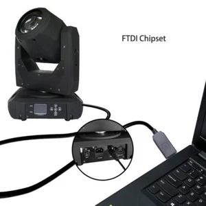 USB to DMX512 Adapter Cable for Stage Light Controllers and Dimmers For Various - Picture 1 of 8