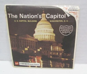 JUEGO DE 3 CARRETES VIEW-MASTER PACKET A 794 THE NATION'S CAPITOL VINTAGE VIEWMASTER - Imagen 1 de 2