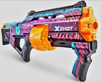 ZURU X SHOT MAX ATTACK ZURU SKINS " ENIGMA " , NEU , OVP , TOP ARTIKEL ,INKL. 16 SCHAUMSTOFF PFEILE