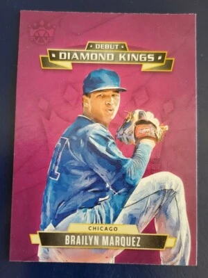 2021 Diamond Kings Debut Insert Brailyn Marquez Chicago Cubs DDK - CC RC - Image 1 of 2