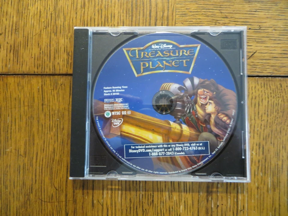 Treasure Planet - Joseph Gordon-Levitt, Emma Thompson - 2002 Disney DVD GOOD!!! - Image 1 of 3