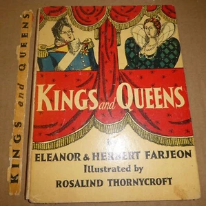 Kings & Queens Eleanor & Herbert Farjeon 1957 Thornycroft Elizabeth Victoria OF - Picture 1 of 5
