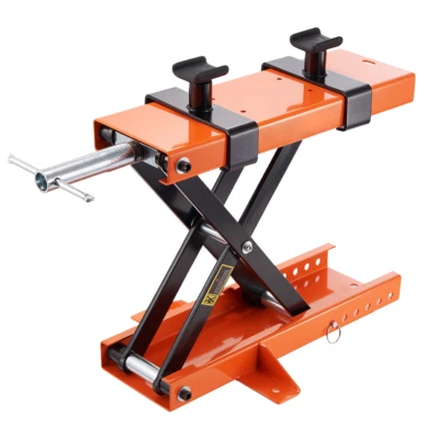 Motorcycle Lift 1100LB Scissor Stand With Saddle Motorbike Work Bench ATV Jack - image 1 of 4