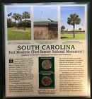 2016-P&D S. Carolina Fort Moultrie  Quarters, Postal Commem Society w/(2) Stamp
