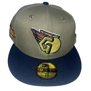 NWT New Era 59fifty Cleveland Guardians  All Star Patch Green Fitted Hat 7 3/8 - Picture 1 of 7