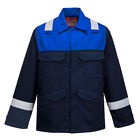 Portwest Bizflame Hi Vis Welding Work Jacket Flame Resistant Safety Jacket FR55