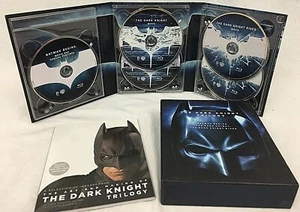 THE DARK KNIGHT TRILOGY Blu-Ray 5 Disc DIGIPAK & BOOK Batman All 3 Movies NEW - Picture 1 of 12