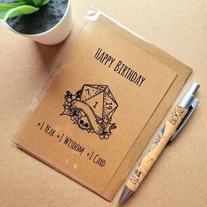 Funny DnD Birthday Card - Dungeons And Dragons  - Picture 1 of 3