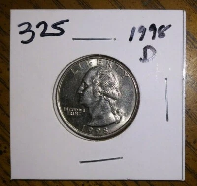 1998 - D Mint - Washington Quarter    - Lot# 325 - Image 1 of 2