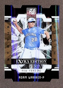 2009 Donruss Elite Extra Edition Status Gold Die Cut #44 Adam Warren /50 - Picture 1 of 3