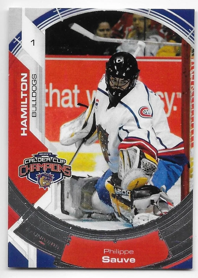 06/07 HAMILTON BULLDOGS CALDER CUP Philippe Sauve #2 - Image 1 of 1