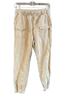 Aerie Damen Pull On Taschen Utility Cargo Jogginghose Khaki Gummibund XS - Bild 1 von 8