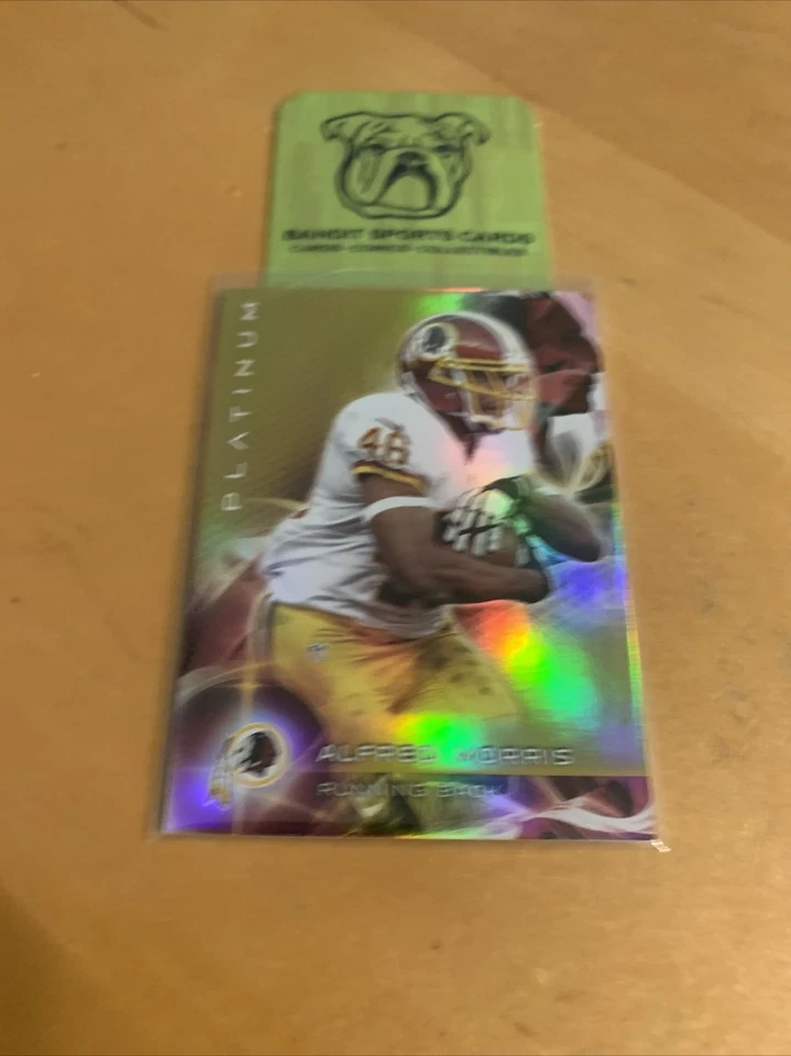 2015 Topps Platinum Gold Washington Redskins Football Card #60 Alfred Morris - Image 1 of 2