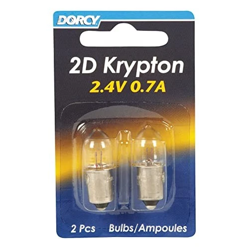 Dorcy Krypton Bulbs, 2 D, 2 Pack 41-1660 - Image 1 of 1