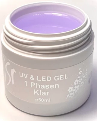 ISR UV Gel 1 Phasen klar keine Hitzeentwicklung Honigeffekt Aufbaugel 3 Phasen - Bild 1 von 3