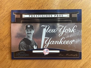 2005 Playoff Prestige Prestigious Pros Blue 766/900 Don Mattingly #PP-23 - Picture 1 of 2