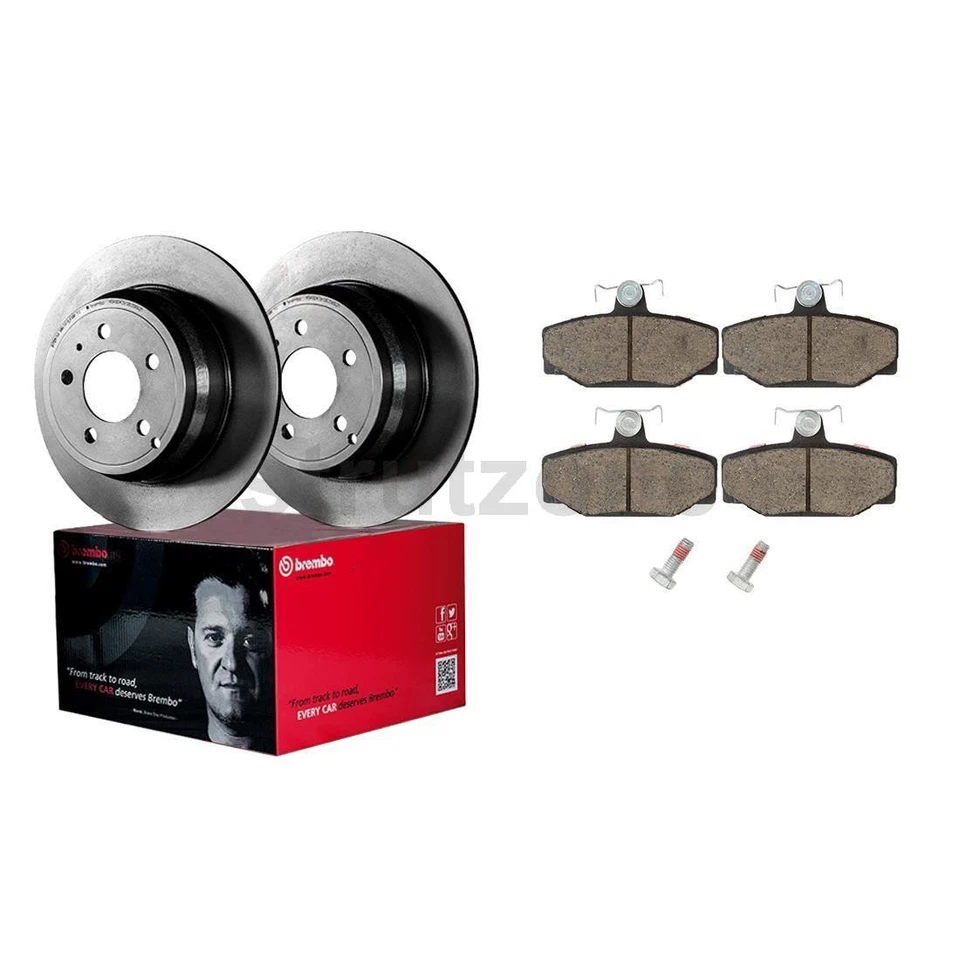 3 后盘式制动垫套装盘式制动转子适用于沃尔沃 760 2.3L 2.8L — 第 1/4 张图片