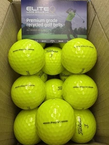 12 titleist Pro V1 YELLOW Pearl/a FREE POSTAGE 🔥👌👀 - Picture 1 of 1