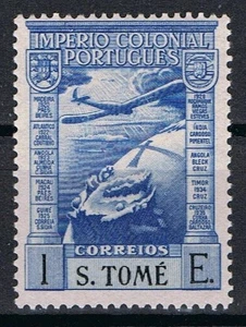 São Tomé Príncipe, Correio Aéreo Af. 4 MLH CV 17,00€/$19,90 - Foto 1 di 2