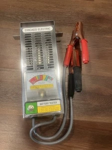 Vintage Chicago Electric Battery Charger Tester 6V 12 B - Picture 1 of 4